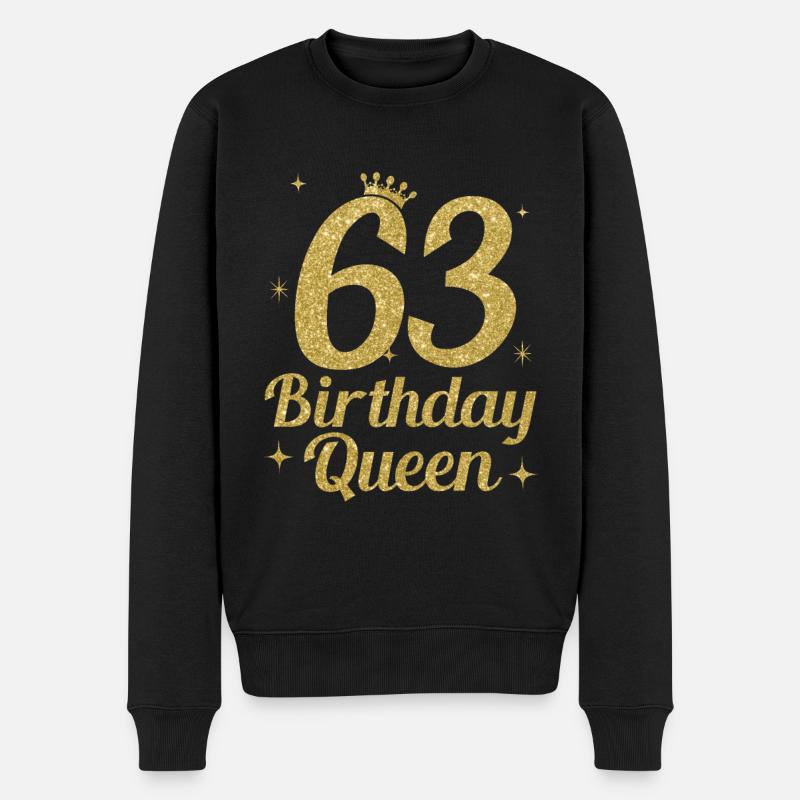 Anniversaire Queen 63 - Pull Premium bio Homme - noir