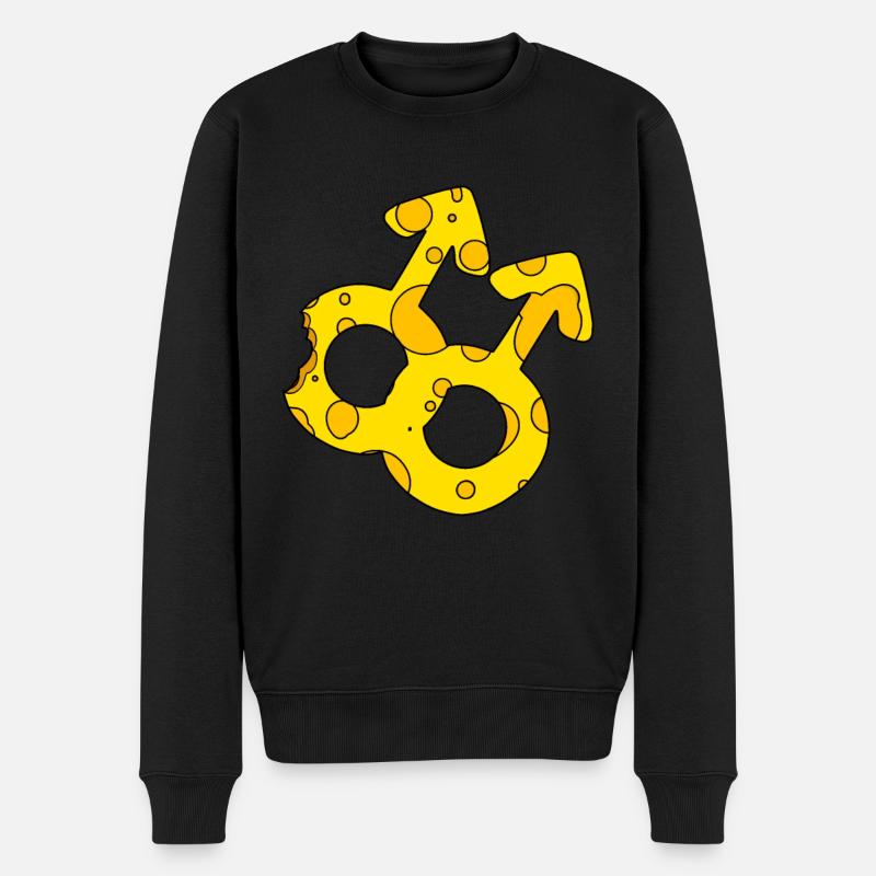 Symbole Double Mars - Pull Premium bio Homme - noir