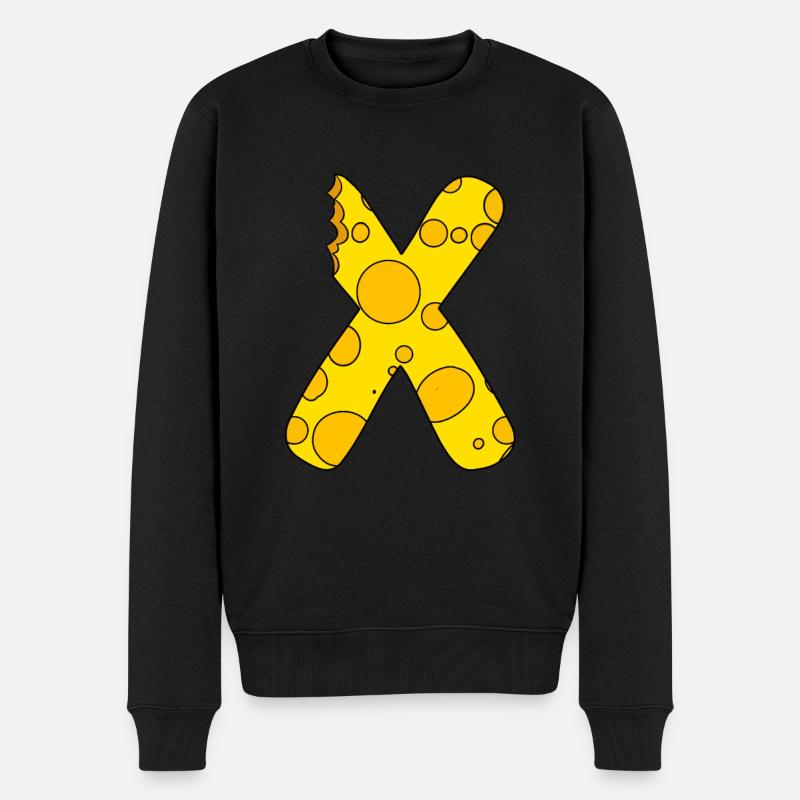 Lettre X - Pull Premium bio Homme - noir