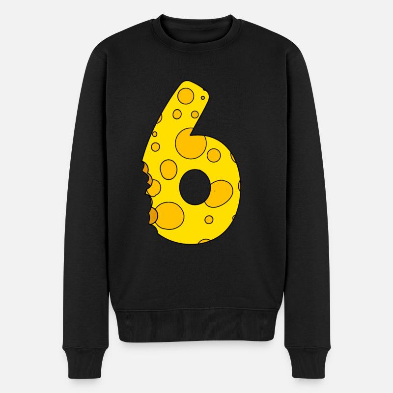 Fromage numéro 6 - Pull Premium bio Homme - noir
