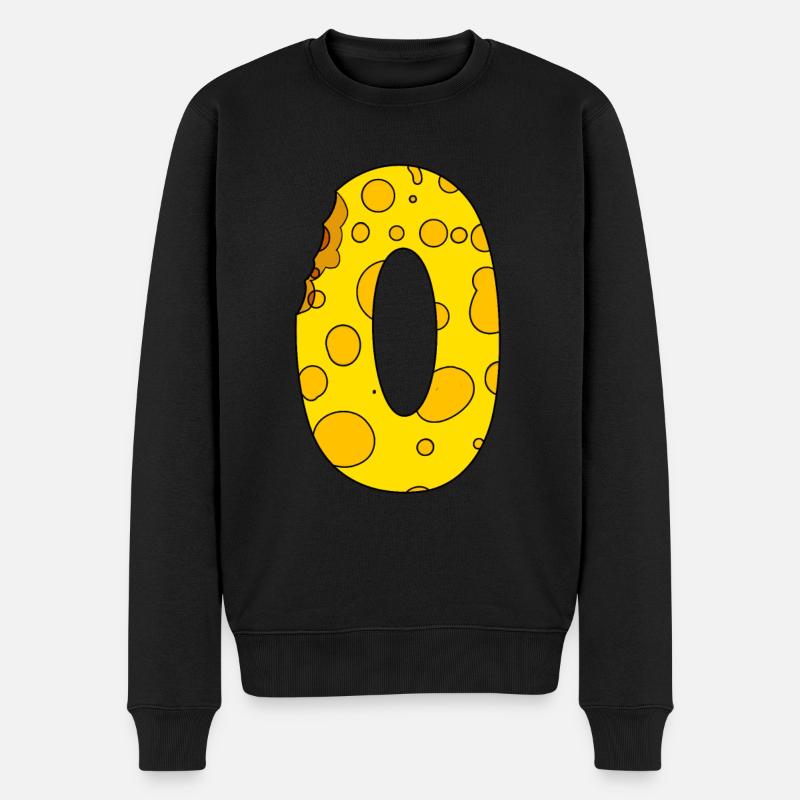 Numéro 0 Digit Cheese - Pull Premium bio Homme - noir