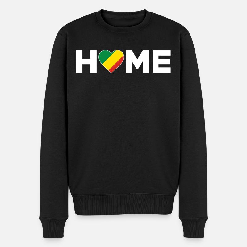 Congo Patrie Congo Drapeau Congo Amour - Pull Premium bio Homme - noir