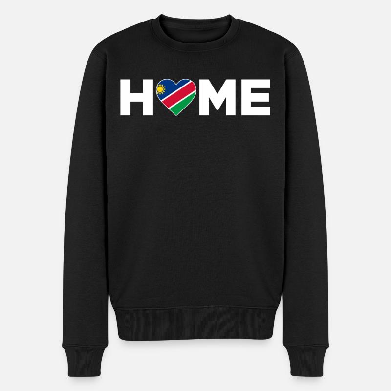 Namibia Heimat Namibia Flagge Namibia Liebe - Männer Premium Bio Pullover - Schwarz