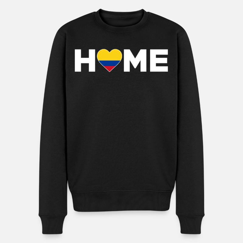 Colombie Patrie Colombie Drapeau - Pull Premium bio Homme - noir