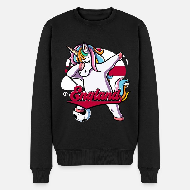 Angleterre Football - Pull Premium bio Homme - noir