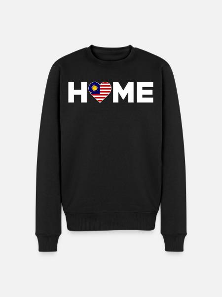 Malaysia Home Malaysia Flag - Men's Premium Organic Jumper - black