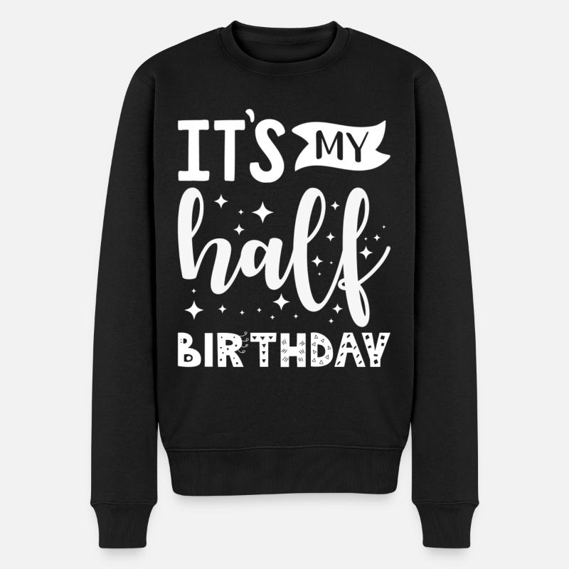 Demi-an anniversaire 1/2 ans - Pull Premium bio Homme - noir