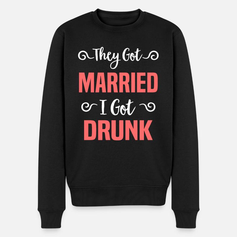 JGA Mariage Mariage Jungesellenabschied Party - Pull Premium bio Homme - noir