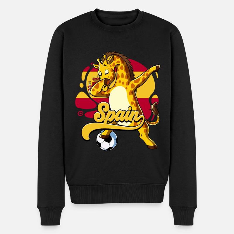 Spanien Fußball - Männer Premium Bio Pullover - Schwarz