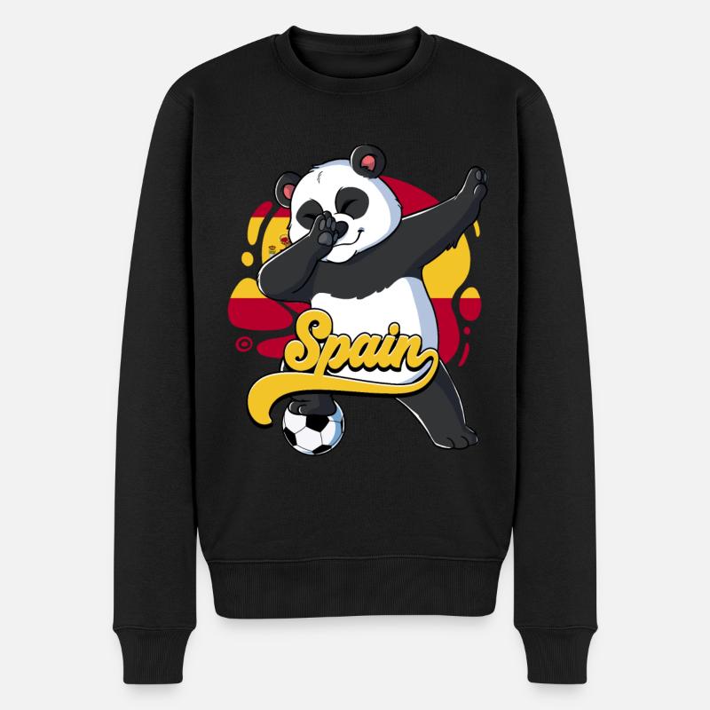 Espagne Football - Pull Premium bio Homme - noir
