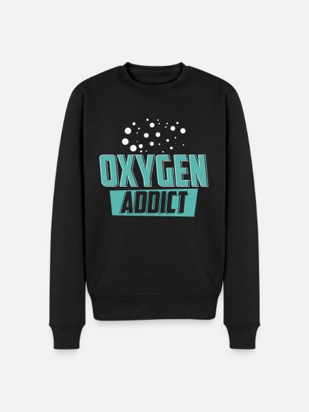 Scuba Diving Addiction Swimming Underwater - Men's Premium Organic Jumper - black