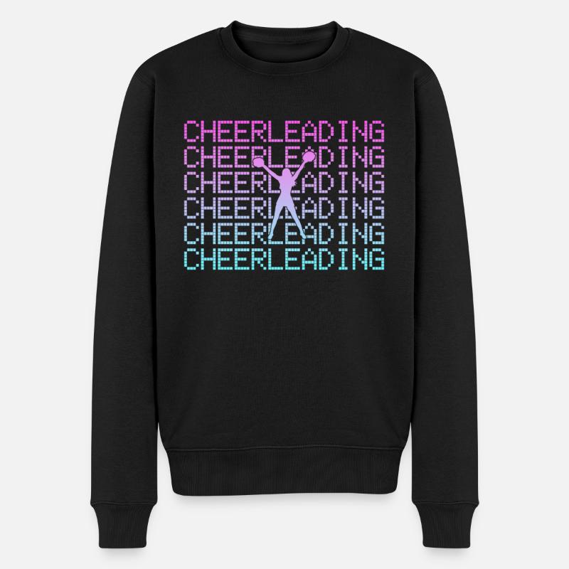 cheerleading - Männer Premium Bio Pullover - Schwarz