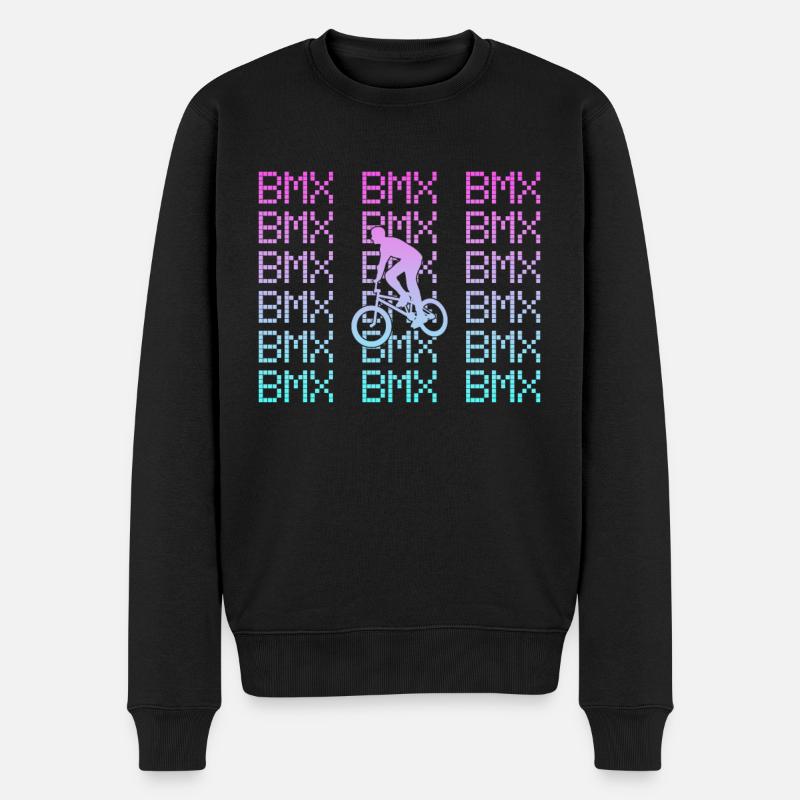 bmx - Pull Premium bio Homme - noir