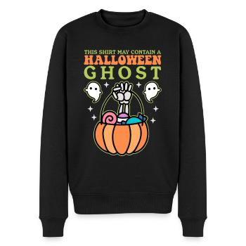 Halloween Party Ghost Costume Cadeau effrayant - Pull Premium bio Homme - noir - Devant - Nico (187cm)