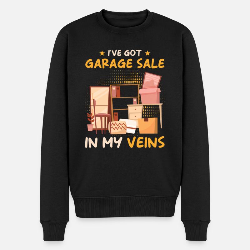 Slogan de vente de garage - Pull Premium bio Homme - noir