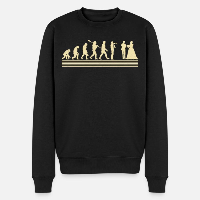 Évolution du photographe de mariage - Pull Premium bio Homme - noir