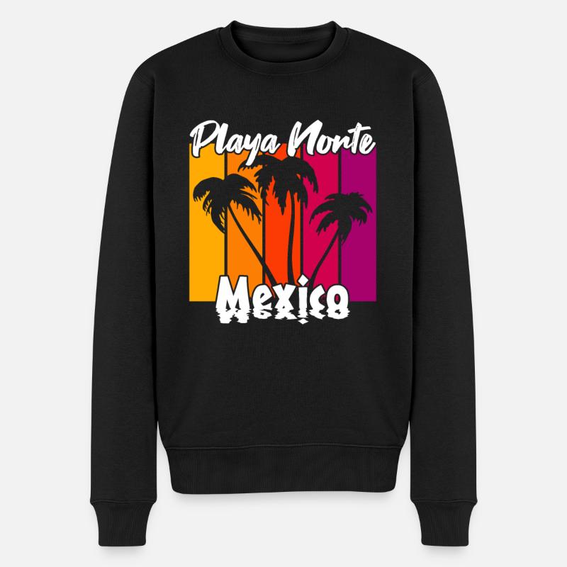 Playa Norte Mexique - Pull Premium bio Homme - noir