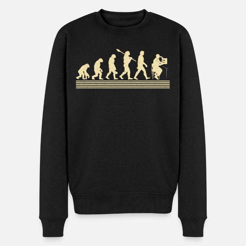Epidemiological evolution - Men's Premium Organic Jumper - black