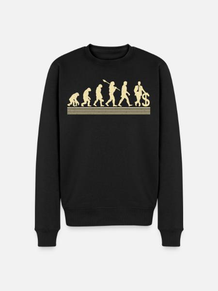 Entwicklung Des Finanzberaters - Männer Premium Bio Pullover - Schwarz
