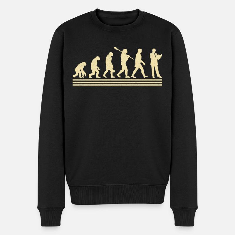 Marketing-manager-evolution - Men's Premium Organic Jumper - black