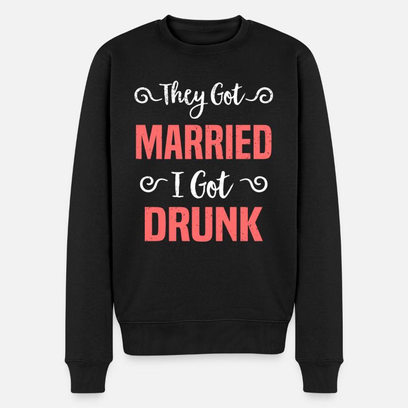 JGA Mariage Mariage Jungesellenabschied Party - Pull Premium bio Homme - noir