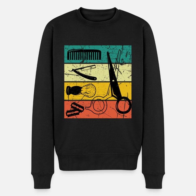 Coiffeur - Pull Premium bio Homme - noir