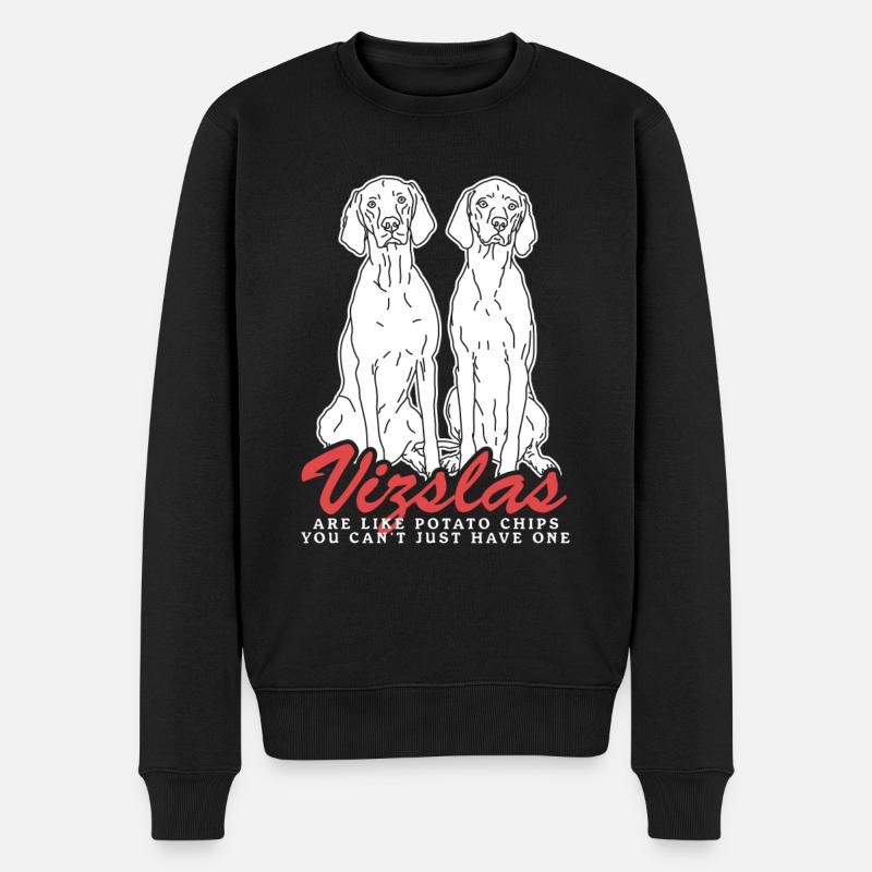 Magyar Vizsla Chien Propriétaire Cadeau - Pull Premium bio Homme - noir