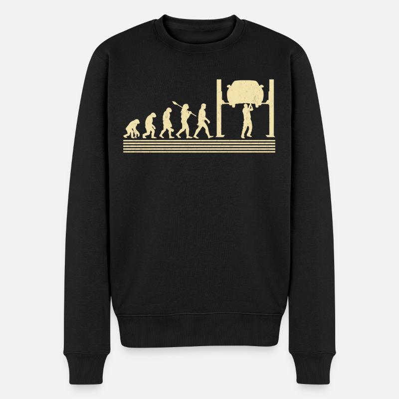Automechanical evolution - Men's Premium Organic Jumper - black