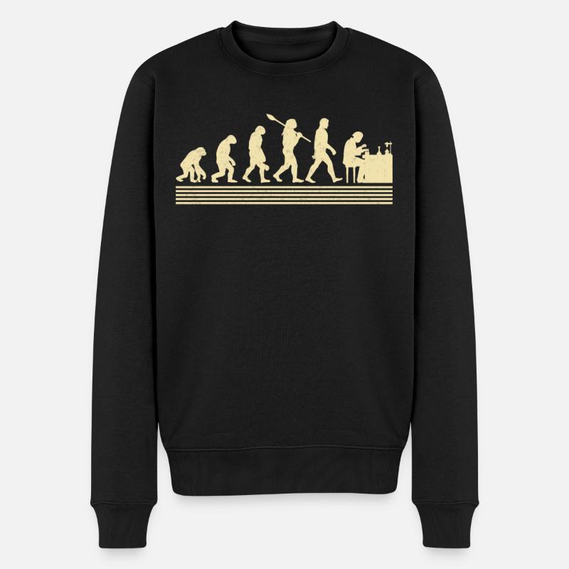 Chemist evolution - Men's Premium Organic Jumper - black