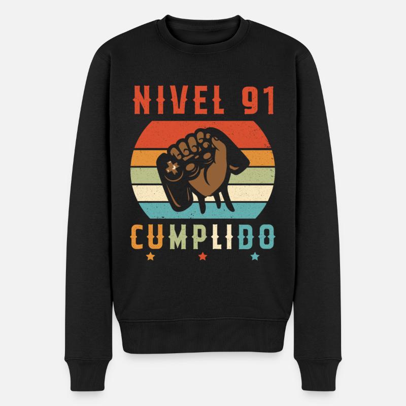 Niveau 91 Complet - Pull Premium bio Homme - noir