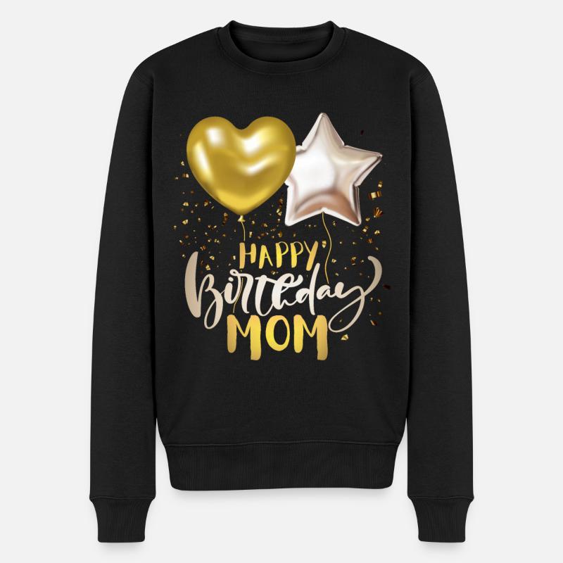 Joyeux-Anniversaire-Maman, Maman-Maman Anniversaire - Pull Premium bio Homme - noir