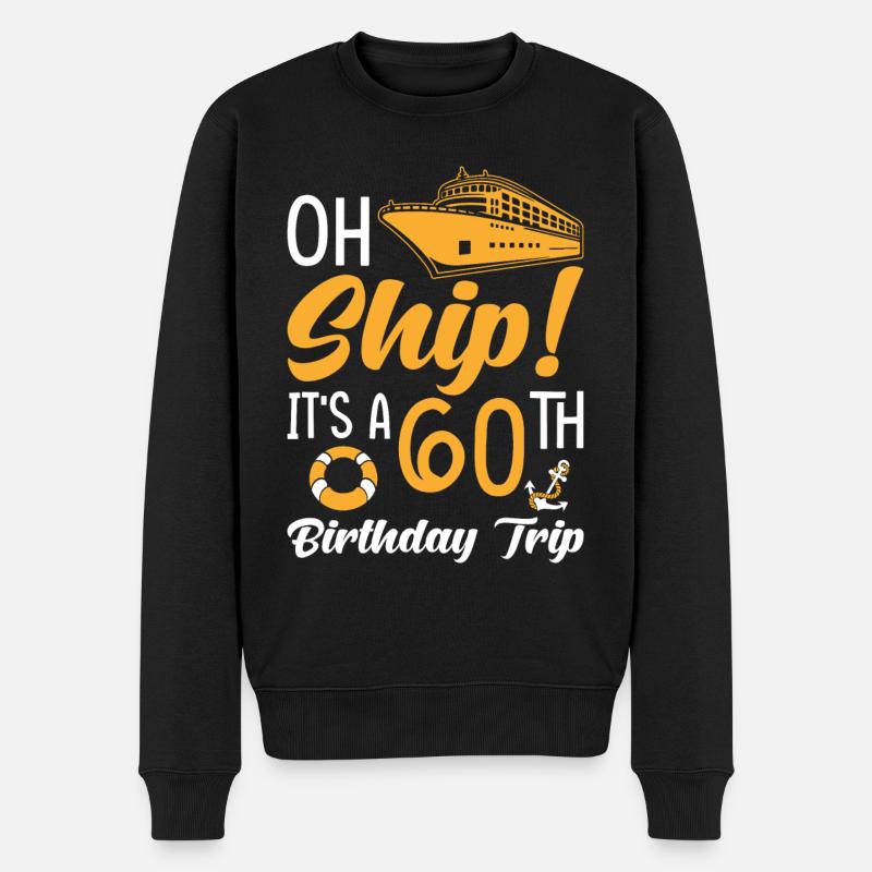 Croisière 60e anniversaire Voyage - Pull Premium bio Homme - noir