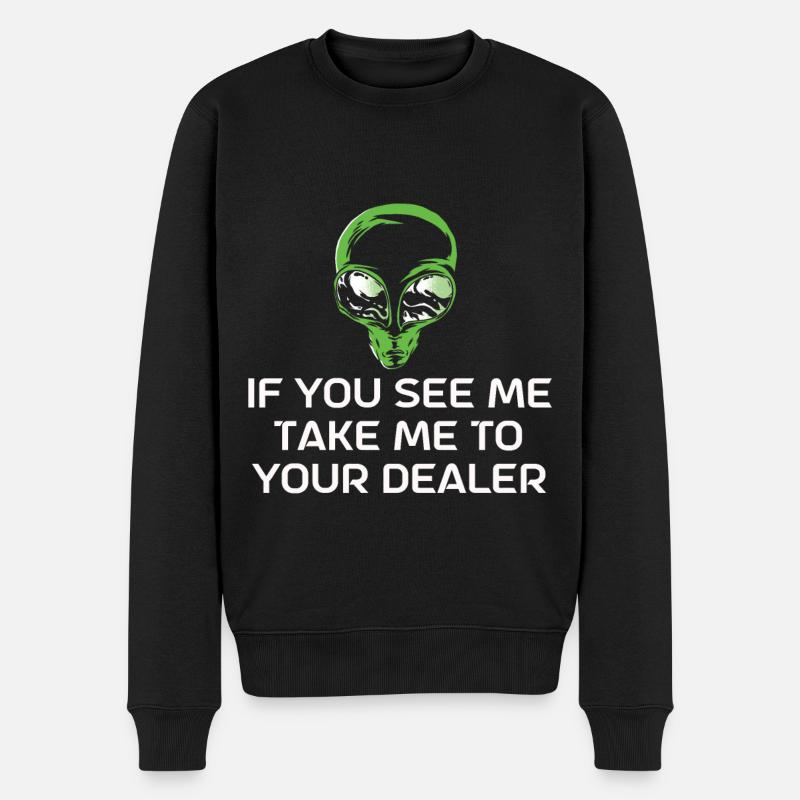 Étranger - Pull Premium bio Homme - noir