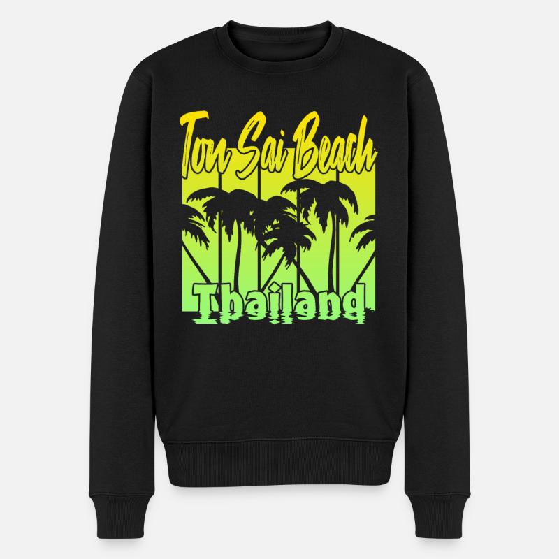 Ton Sai Beach Thaïlande - Pull Premium bio Homme - noir