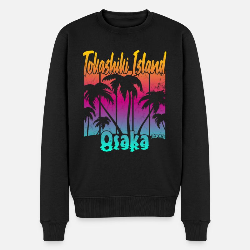 Île de Tokashiki Osaka - Pull Premium bio Homme - noir