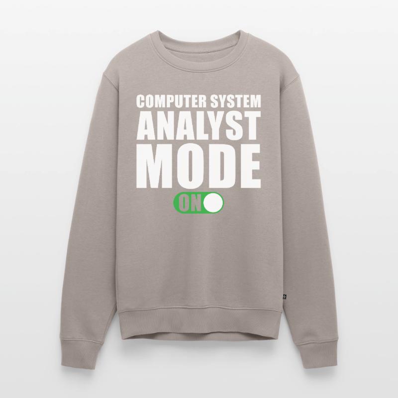 Computer System Analyst Gift Men's Premium Organic Jumper