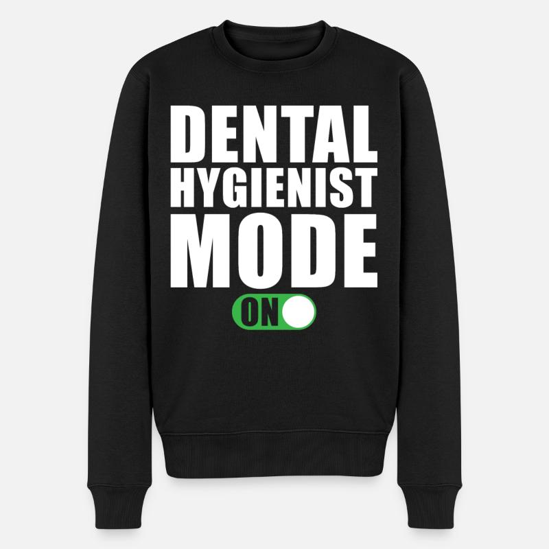 Mode hygiéniste dentaire An - Pull Premium bio Homme - noir