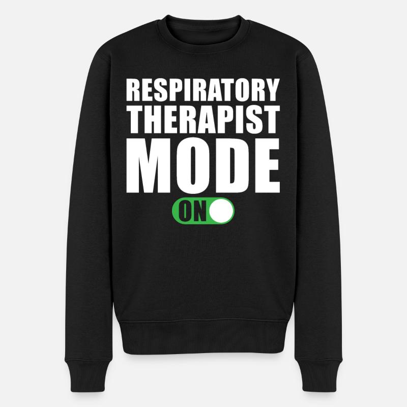 Mode inhalothérapeute An - Pull Premium bio Homme - noir