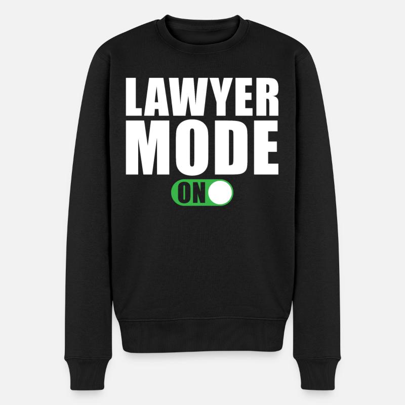 Mode Avocat activé - Pull Premium bio Homme - noir