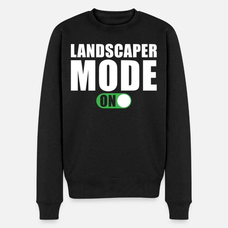 Mode Jardinier paysagiste activé - Pull Premium bio Homme - noir