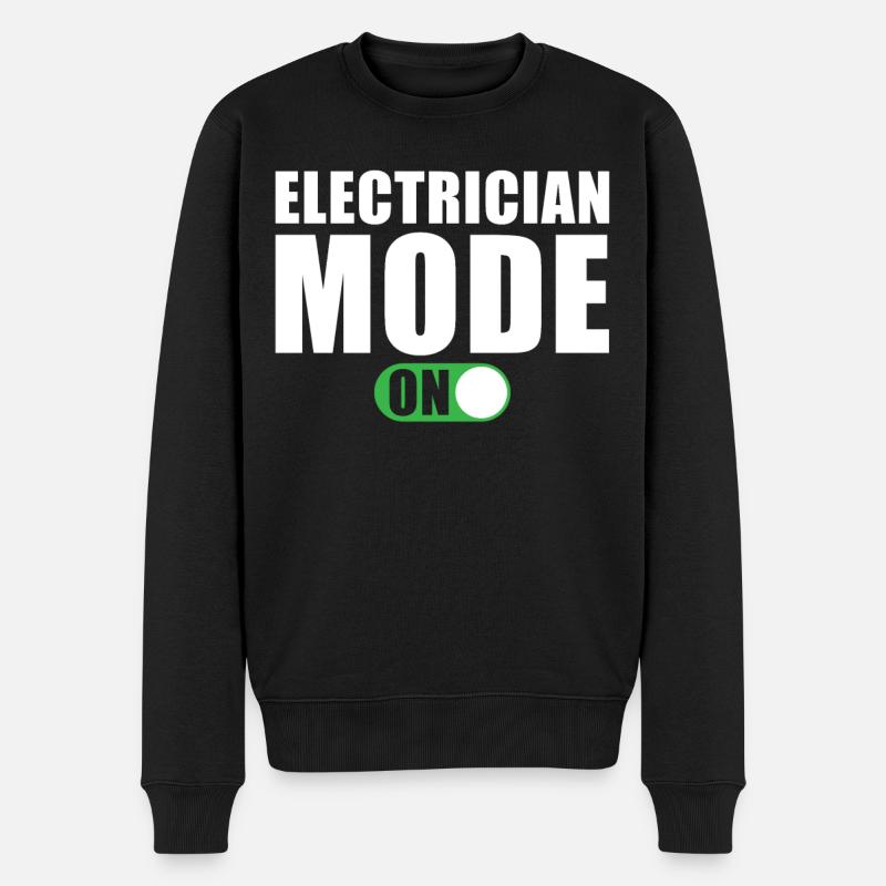 Mode électricien activé - Pull Premium bio Homme - noir