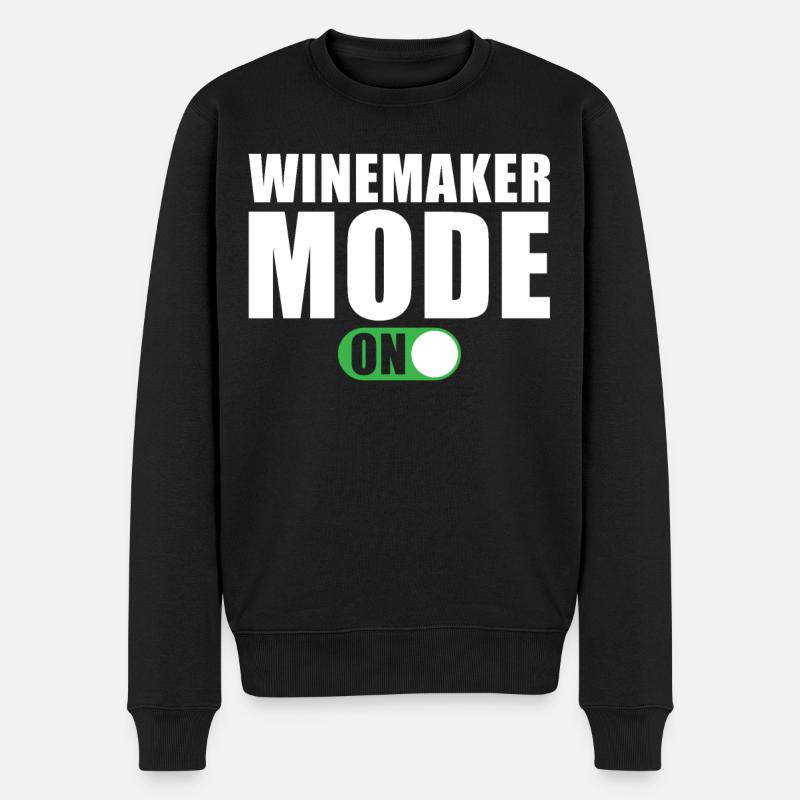 Mode Vigneron activé - Pull Premium bio Homme - noir