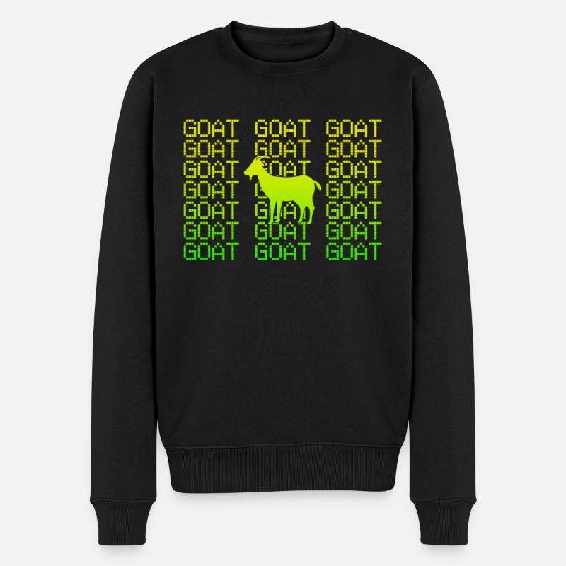 Chèvre - Pull Premium bio Homme - noir