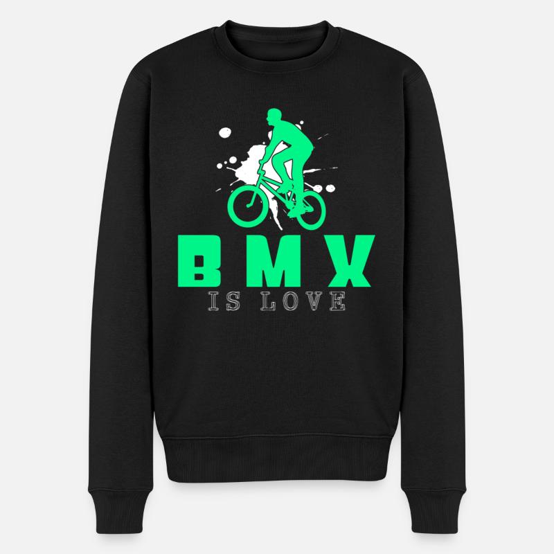 Le BMX - Pull Premium bio Homme - noir
