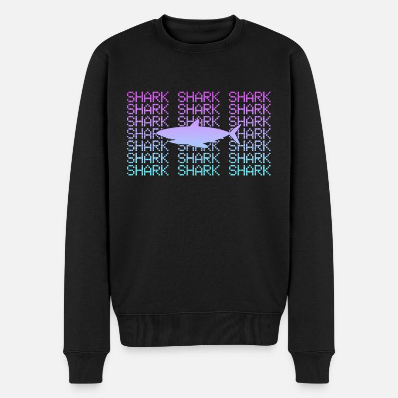 Requin - Pull Premium bio Homme - noir