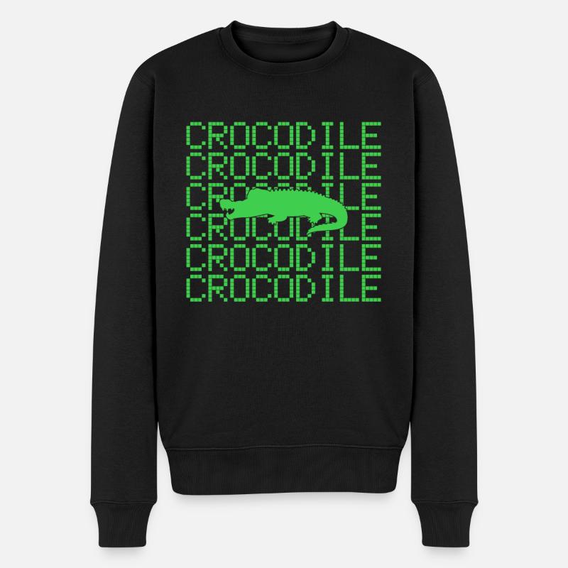 Crocodile - Pull Premium bio Homme - noir