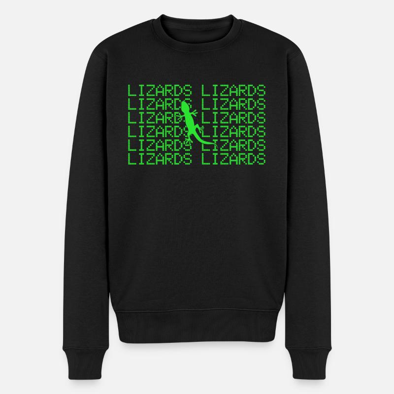 Lézard - Pull Premium bio Homme - noir