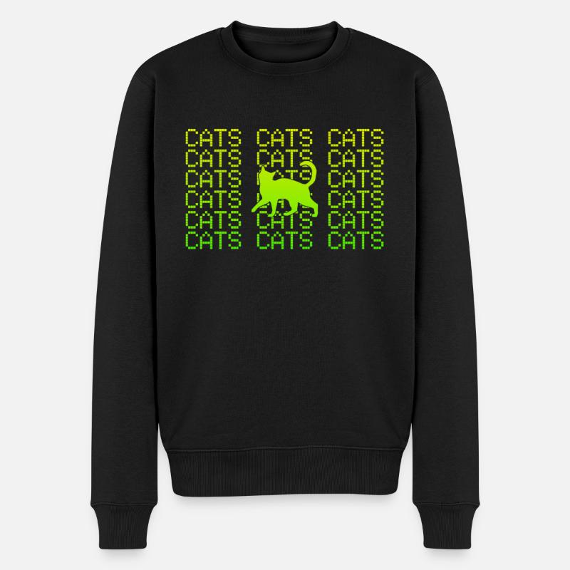 Chat - Pull Premium bio Homme - noir