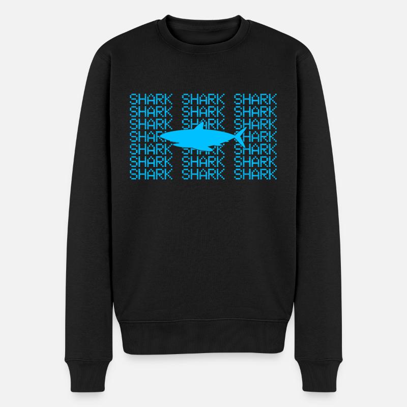 Requin - Pull Premium bio Homme - noir
