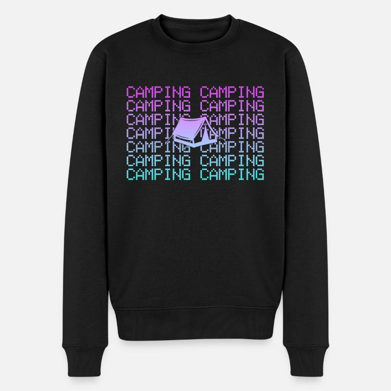 Camping - Pull Premium bio Homme - noir